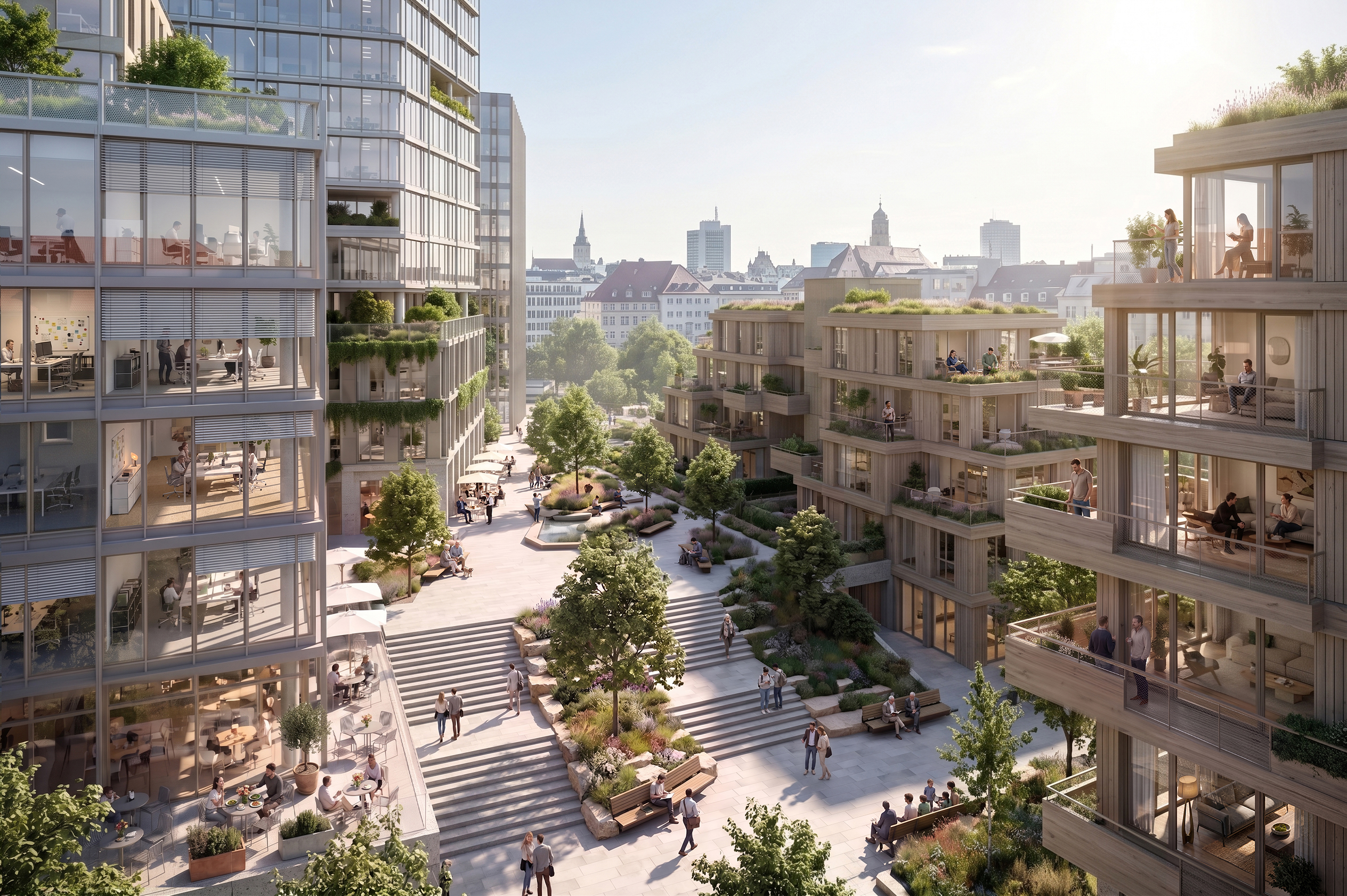 3D Architektur-Visualisierung - Lindenplateau